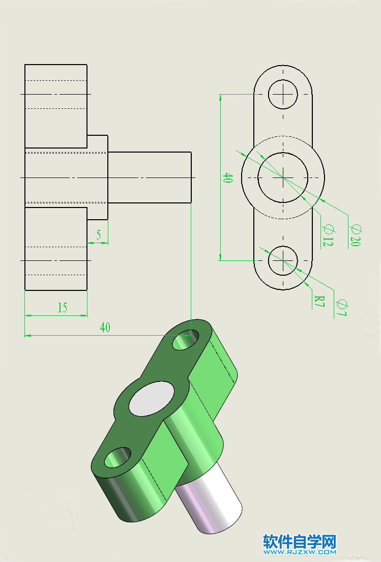 反向關(guān)節(jié)機構(gòu)用SolidWorks建模并裝配