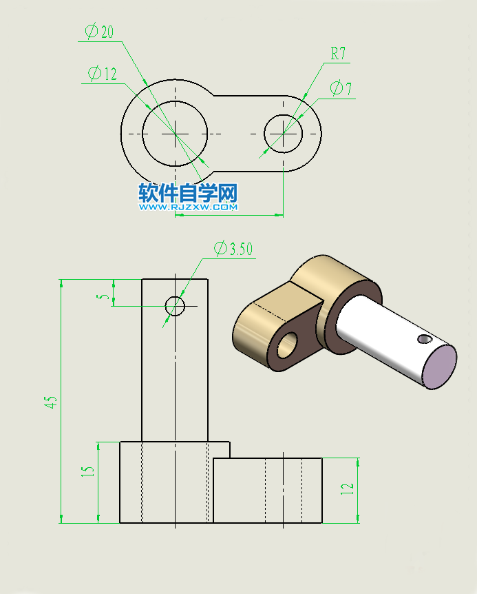 反向關(guān)節(jié)機構(gòu)用SolidWorks建模并裝配