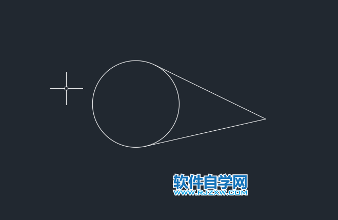 CAD中怎么找切點(diǎn)