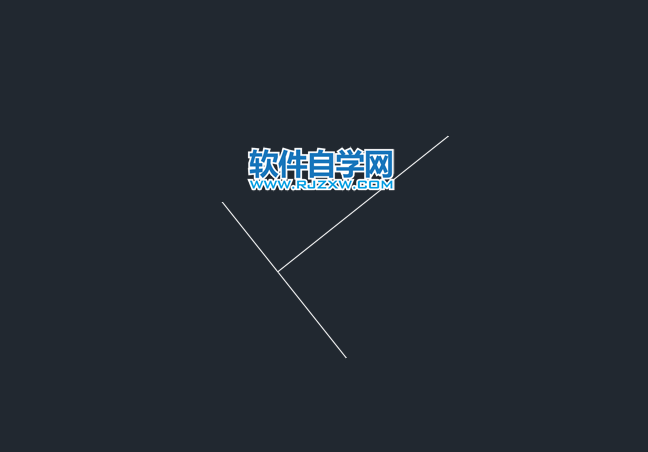 CAD中怎么找到垂足點