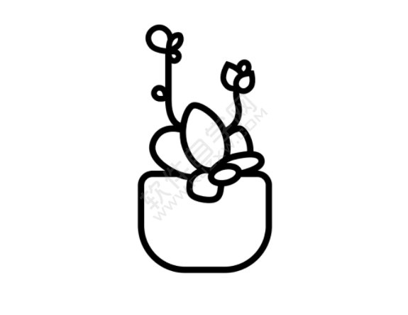ai怎么畫(huà)多肉植物插畫(huà)