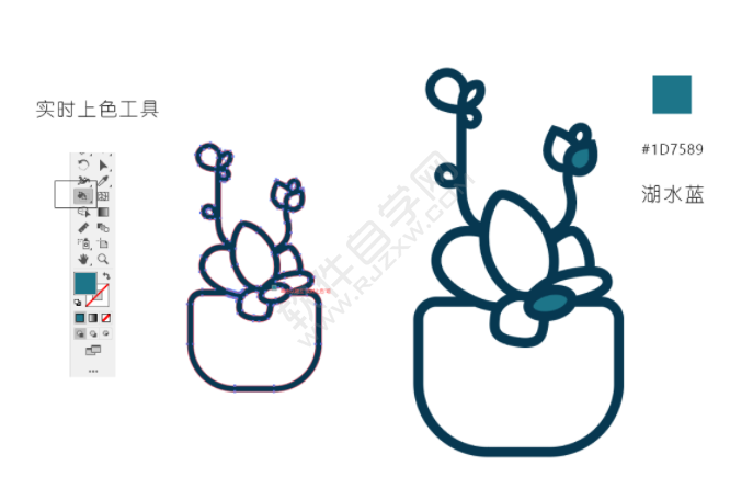 ai怎么畫(huà)多肉植物插畫(huà)