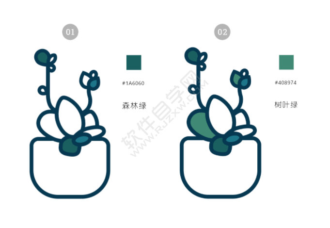 ai怎么畫(huà)多肉植物插畫(huà)