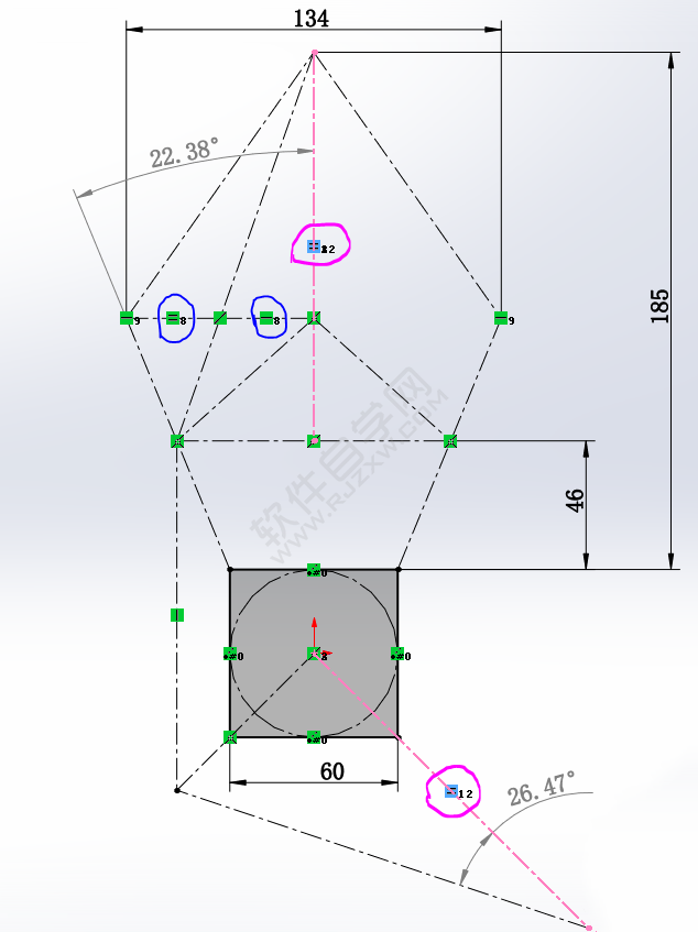 SolidWorks做一個(gè)簡(jiǎn)單的拉伸、切除練習(xí)