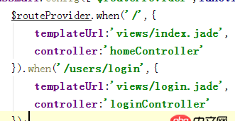angular.js - jade模板引擎無法做單頁模式，請教怎么做。