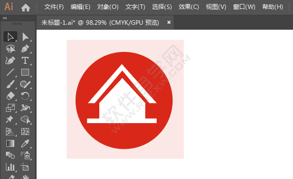 ai畫醫(yī)科大學(xué)標識的方法