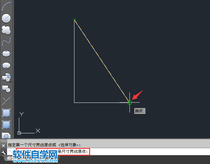 cad斜線怎么標(biāo)注尺寸
