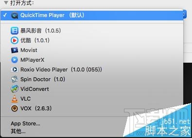 Mac OS X視頻音頻文件的默認打開方式能更改嗎？