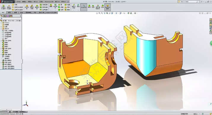 SolidWorks建模3D13-H01拉伸、圓角、倒角、基準(zhǔn)軸、鏡像
