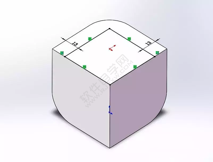 SolidWorks建模3D13-H01拉伸、圓角、倒角、基準(zhǔn)軸、鏡像