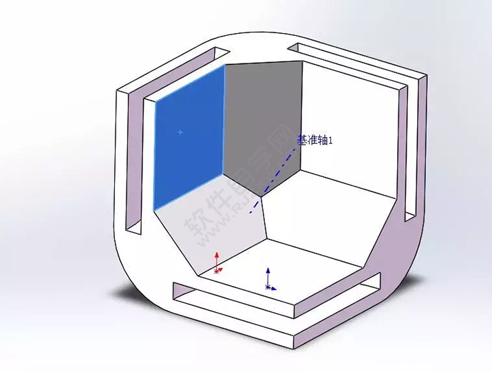 SolidWorks建模3D13-H01拉伸、圓角、倒角、基準(zhǔn)軸、鏡像