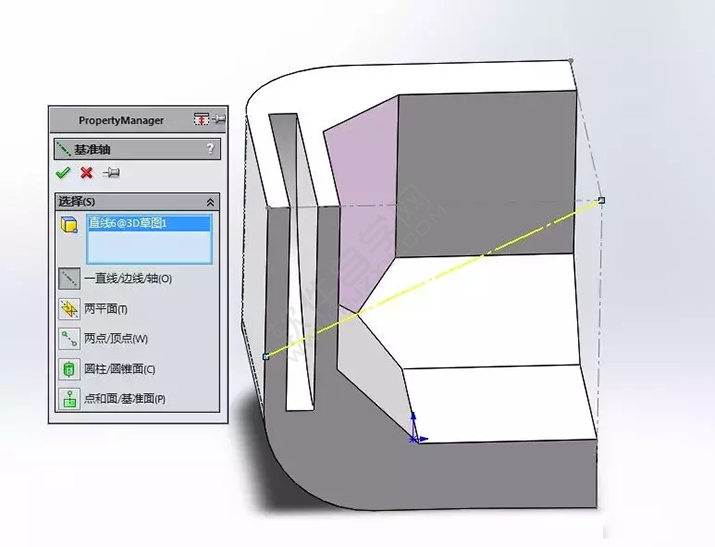 SolidWorks建模3D13-H01拉伸、圓角、倒角、基準(zhǔn)軸、鏡像