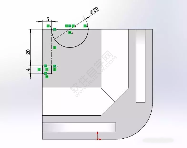 SolidWorks建模3D13-H01拉伸、圓角、倒角、基準(zhǔn)軸、鏡像