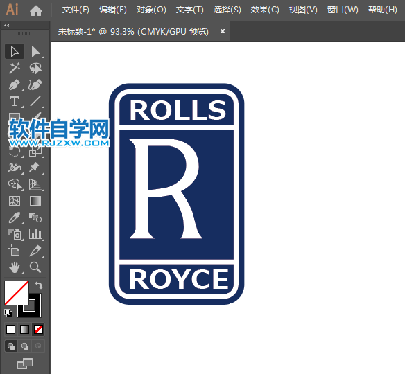 勞斯萊斯汽車(chē)標(biāo)志用AI設(shè)計(jì)的方法
