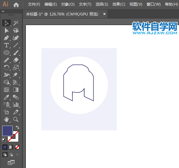 ai怎么設(shè)計圍巾簡筆畫