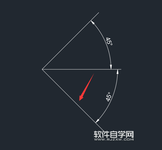cad2018怎么設(shè)置順時針角度