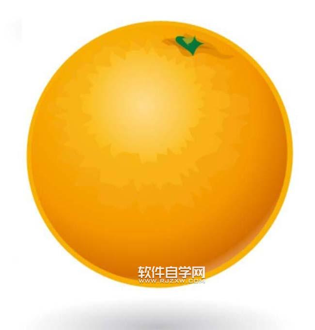 ai怎么畫(huà)桔子效果圖