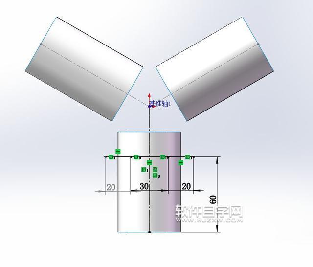 SolidWorks曲面填充和加厚縫合畫(huà)管道