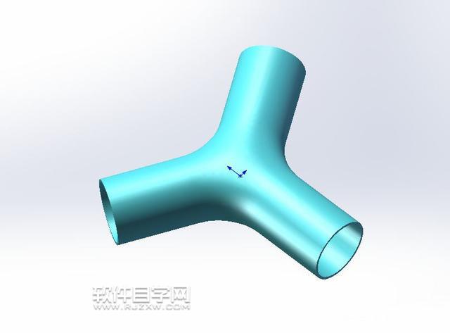 SolidWorks曲面填充和加厚縫合畫(huà)管道
