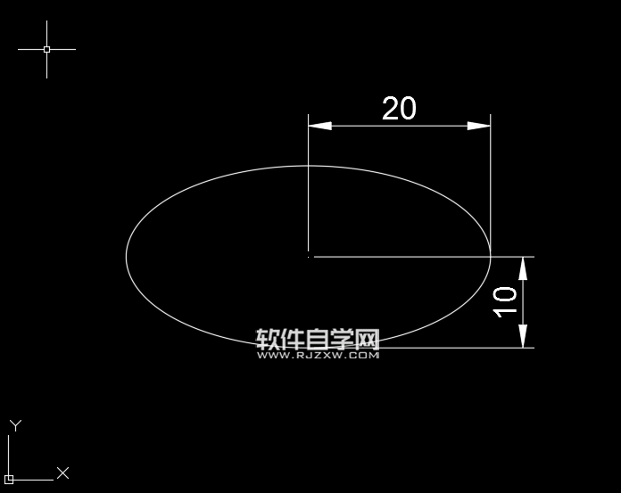 CAD2018怎么能中心點(diǎn)畫橢圓