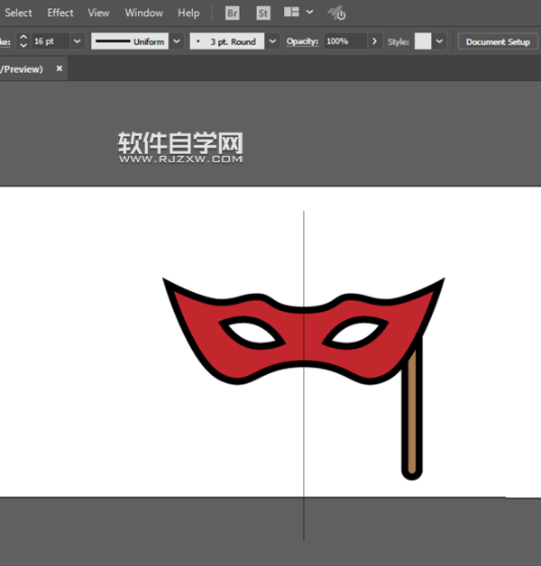 ai怎么畫(huà)舞會(huì)面具
