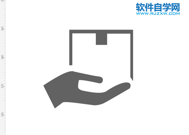 CorelDRAW2020畫一個手托文件圖標(biāo)