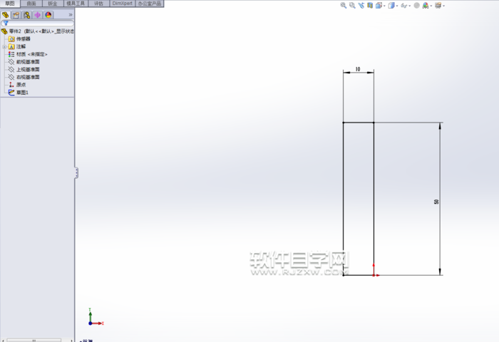 solidworks旋轉(zhuǎn)畫一個圓柱的方法