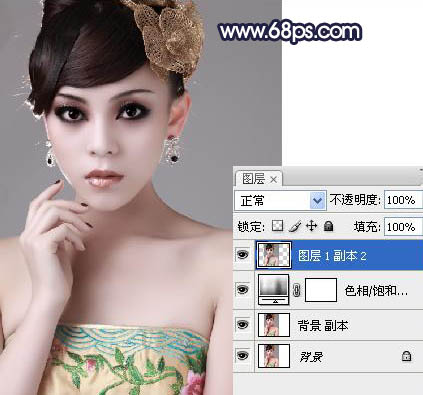 用PhotoShop把人物照片合成手繪水墨風(fēng)格畫(huà)實(shí)例教程