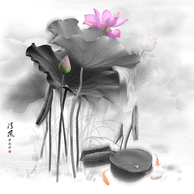 用PhotoShop把人物照片合成手繪水墨風(fēng)格畫(huà)實(shí)例教程